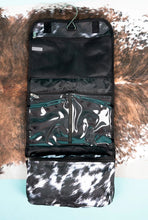 Load image into Gallery viewer, Cow-lifornia Dreaming Roll-Up Cosmetic Bag