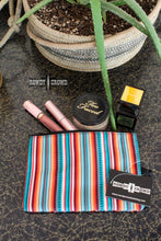 Load image into Gallery viewer, western makeup bag, western bags, western accessories, western wholesale, western serape print makeup bag, wholesale clothing and accessories, serape print makeup bag, serape makeup bag, small makeup bag, small western makeup bag, travel organization, western travel organization