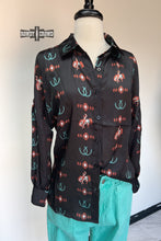 Load image into Gallery viewer, Rodeo Sweetheart Silky Button Up