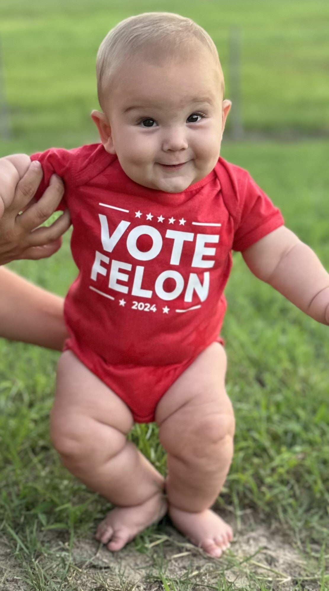 Red Star Vote Felon Onesie