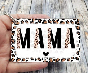 Leopard Mama Keychain
