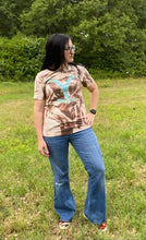 Load image into Gallery viewer, Turquoise Stone Yellowstone Brand Tee